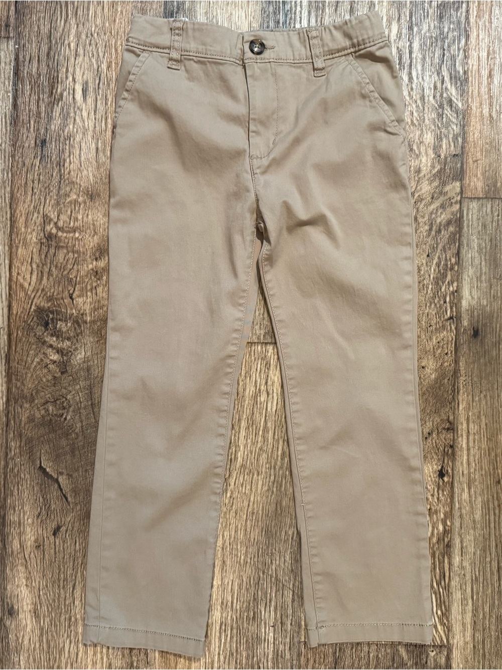 Carter’s Boys Size 6 Khaki Chino Pants Slim School Uniform Preppy